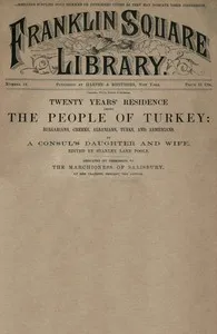 Twenty Years' Residence among the People of Turkey: Bulgarians, Greeks, Albanians, Turks, and Armenians — Fanny Janet Sandison Blunt cover