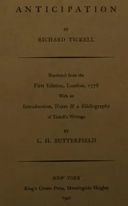 Anticipation — Richard Tickell cover