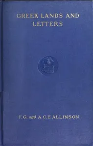 Greek Lands and Letters cover