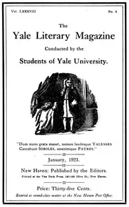 The Yale Literary Magazine (Vol. LXXXVIII, No. 4, January 1923) — Various cover