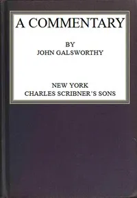 A Commentary — John Galsworthy cover
