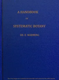 A handbook of systematic botany — Eugenius Warming cover
