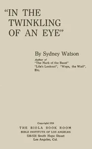 "In the twinkling of an eye" cover