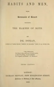 Habits and men, with remnants of record touching the makers of both cover