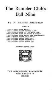 The Rambler Club's ball nine — W. Crispin (William Crispin) Sheppard cover