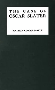 The case of Oscar Slater — Arthur Conan Doyle cover