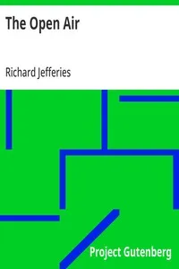 The Open Air — Richard Jefferies cover