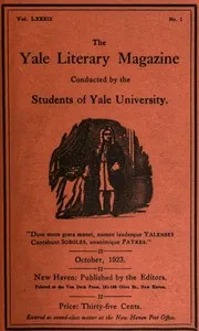 The Yale Literary Magazine (Vol. LXXXIX, No. 1, 1923) — Various cover