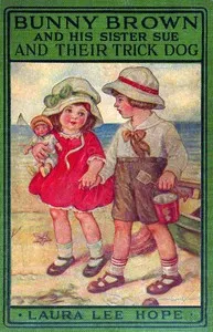 Bunny Brown and his sister Sue and their trick dog — Laura Lee Hope cover