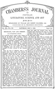 Chambers's journal of popular literature, science, and art, fifth series, no. 122, vol. III, May 1, 1886 — Various cover
