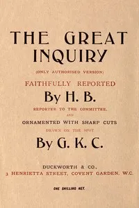 The great inquiry — Hilaire Belloc cover