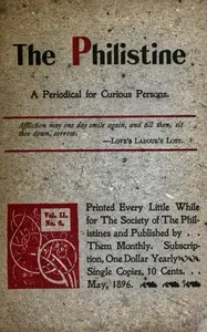 The Philistine : $b a periodical for curious persons (Vol. II, No. 6, May 1896) — Various cover