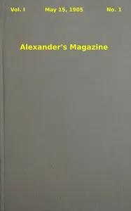 Alexander's Magazine (Vol. 1, No. 1, May 15, 1905) — Various cover