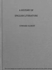 A history of English literature : $b A practical text-book — Edward Albert cover