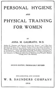 Personal hygiene and physical training for women cover