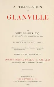 A translation of Glanville cover
