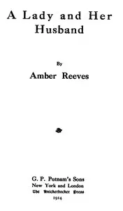 A lady and her husband — Amber Reeves Blanco White cover