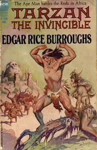 Tarzan the invincible — Edgar Rice Burroughs cover