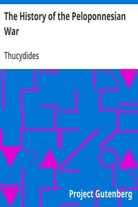 The History of the Peloponnesian War — Thucydides cover
