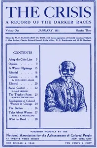 The crisis : $b A record of the darker races, Vol. I, No. 3, January 1911 — Various cover