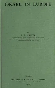 Israel in Europe — G. F. (George Frederick) Abbott cover