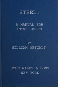 Steel : $b a manual for steel users cover