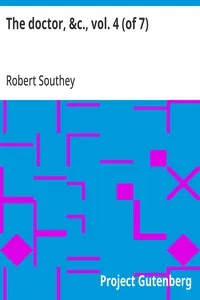 The doctor, &c., vol. 4 (of 7) — Robert Southey cover