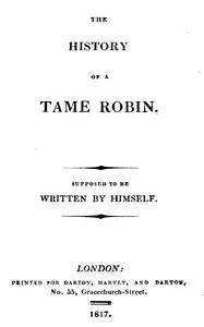 The history of a tame robin — Anonymous cover