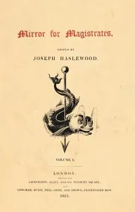 Mirror for Magistrates, Volume 1 — Anonymous cover