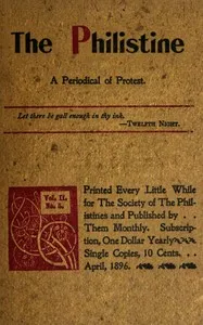 The Philistine : $b A periodical of protest (Vol. II, No. 5, April 1896) — Various cover