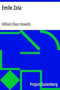 Emile Zola — William Dean Howells cover