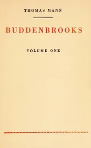 Buddenbrooks, volume 1 of 2 — Thomas Mann cover