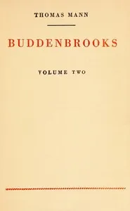 Buddenbrooks, volume 2 of 2 — Thomas Mann cover