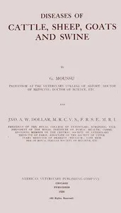 Diseases of cattle, sheep, goats and swine cover