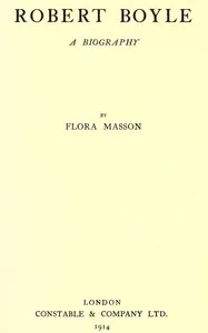 Robert Boyle : $b A biography cover