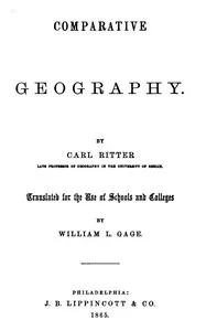 Comparative geography — Carl Ritter cover