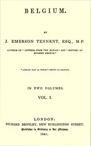 Belgium, Vol. 1 (of 2) — James Emerson, Sir Tennent cover