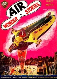 The space visitors — Edmond Hamilton cover