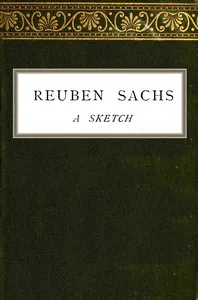 Reuben Sachs: a sketch — Amy Levy cover