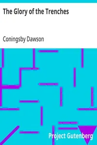 The Glory of the Trenches — Coningsby Dawson cover