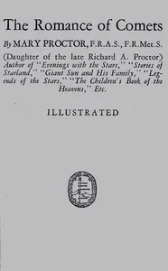 The romance of comets — Mary Proctor cover