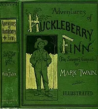 Adventures of Huckleberry Finn — Mark Twain cover