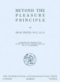 Beyond the pleasure principle — Sigmund Freud cover