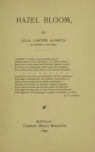 Hazel bloom — Julia Carter Aldrich cover