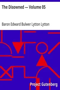 The Disowned — Volume 05 — Edward Bulwer Lytton, Baron Lytton cover
