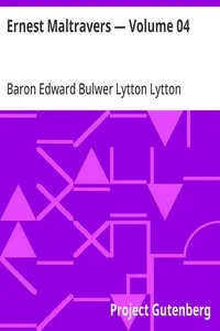 Ernest Maltravers — Volume 04 — Edward Bulwer Lytton, Baron Lytton cover