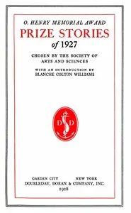 O. Henry Memorial Award prize stories of 1927 — Anonymous cover
