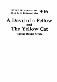 A devil of a fellow, and The yellow cat — Wilbur Daniel Steele cover