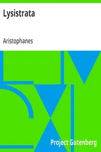 Lysistrata — Aristophanes cover