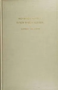 Old world masters in new world collections — Esther Singleton cover